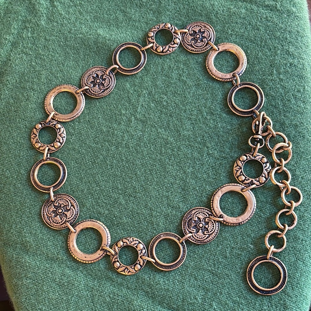 Elegant Gold Chain Belt
